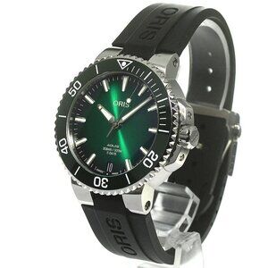 ORIS Aquis 01 400 7769 4157 Date green Dial Automatic Men's Watch